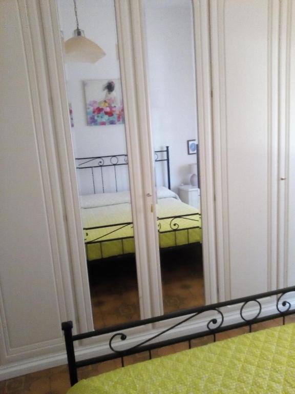 Postel nebo postele na pokoji v ubytování Villa del colle