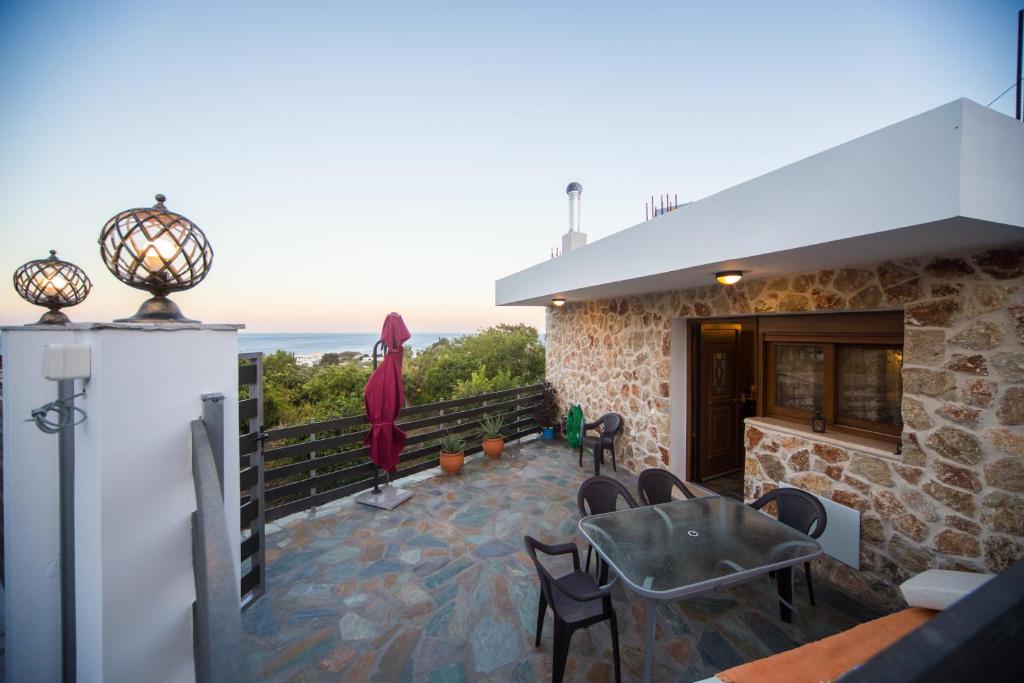 Balkon lub taras w obiekcie Pitropos Garden