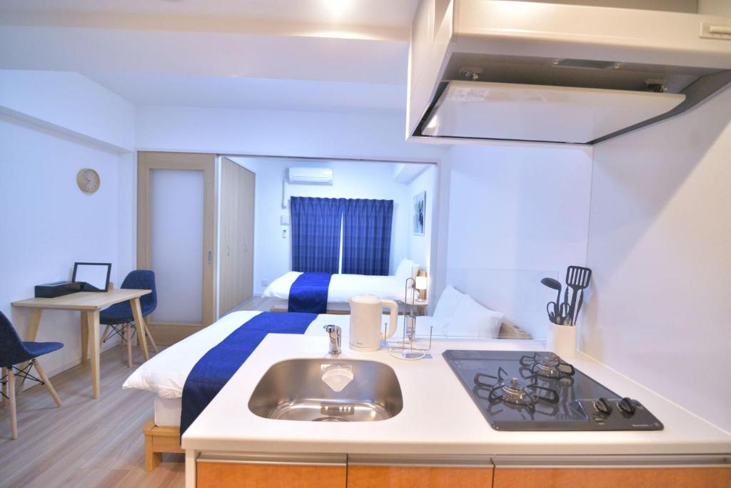 Kuchyň nebo kuchyňský kout v ubytování European House Reisen