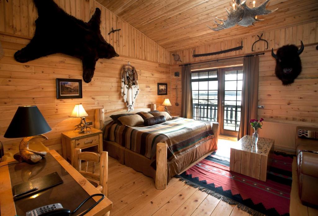 Postel nebo postele na pokoji v ubytování Hotel Rangá