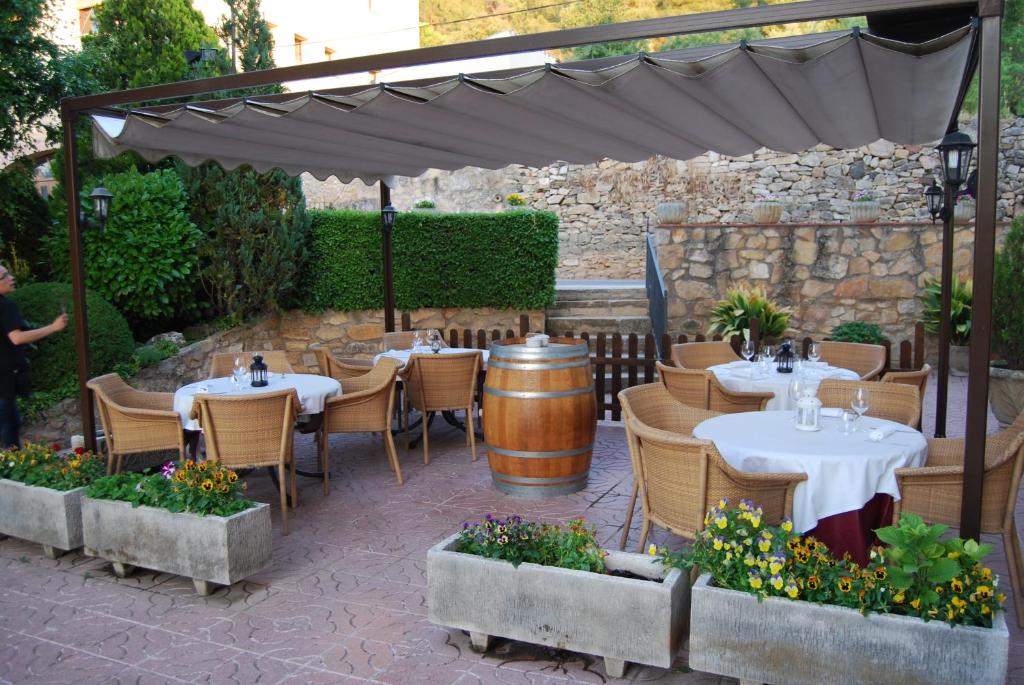 Restaurace v ubytování Masia Del Cadet