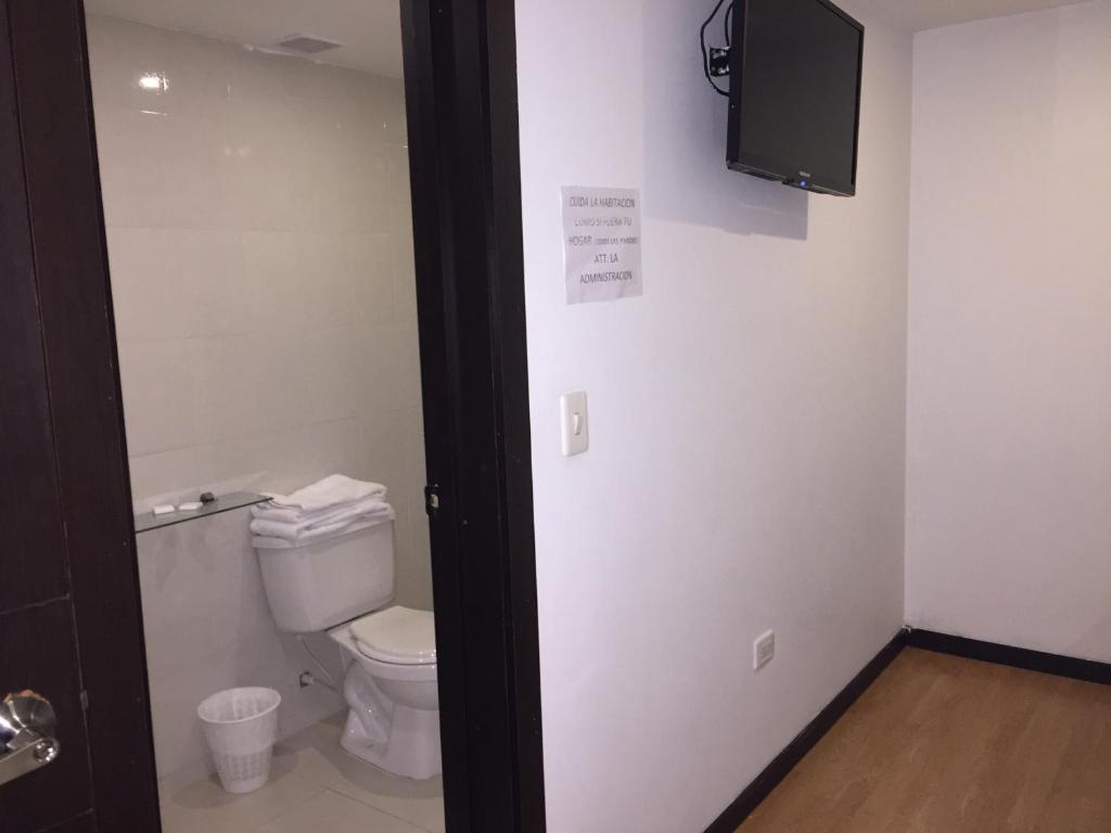 Koupelna v ubytování Hotel Montecarlo Boutique