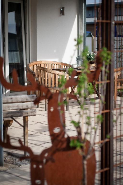 Balkón nebo terasa v ubytování Apartments "Happy Family"