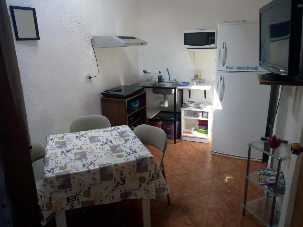 Una cocina o zona de cocina en Apartamento Acoxpa