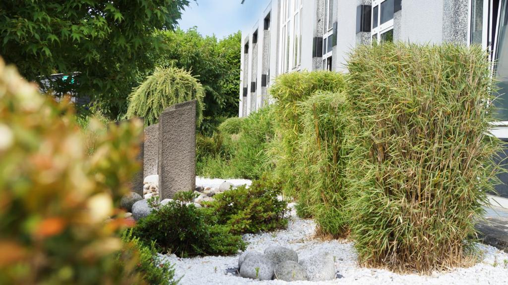 Aed väljaspool majutusasutust Hotel Olivier