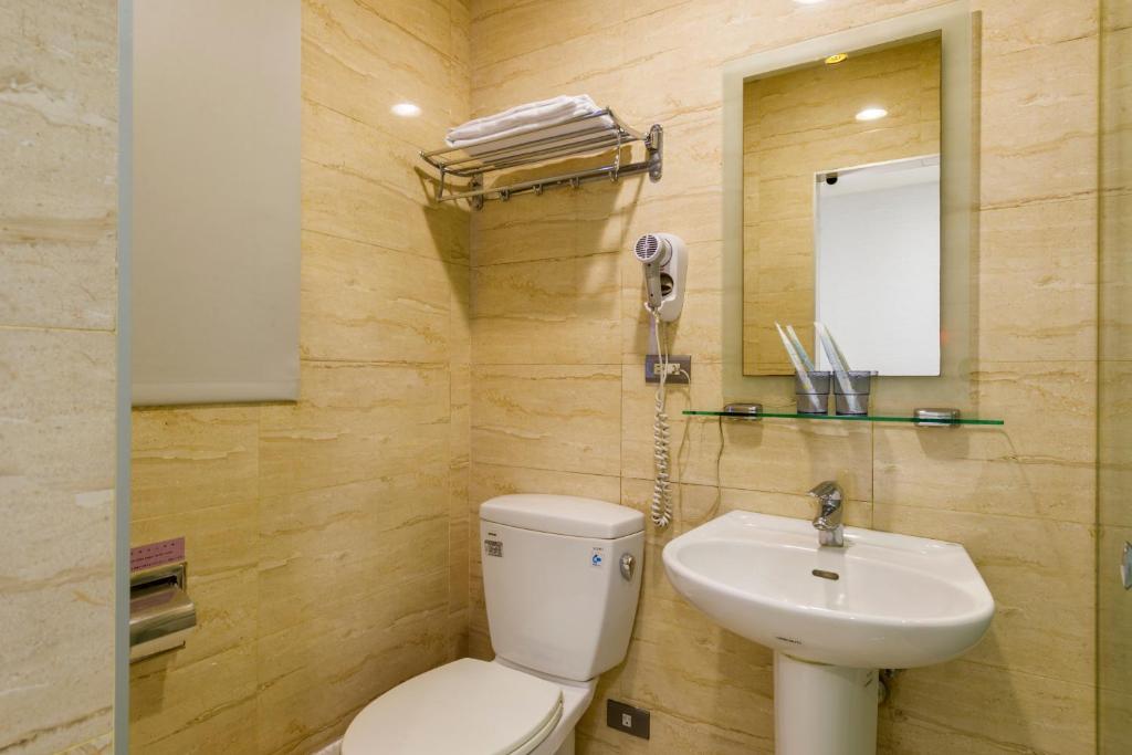 Koupelna v ubytování Shihlin Metro Home