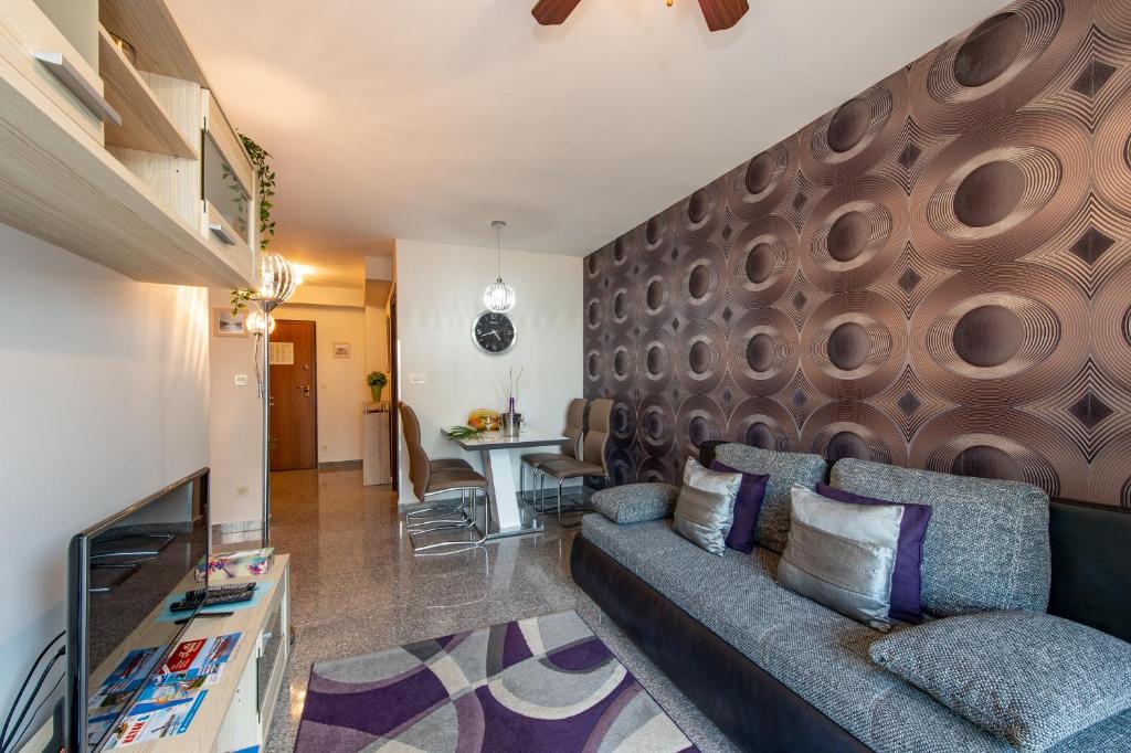 Гостиная зона в Soline Bay Seashore Residence