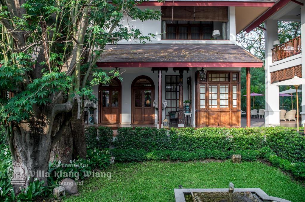 Zahrada ubytování Villa Klang Wiang