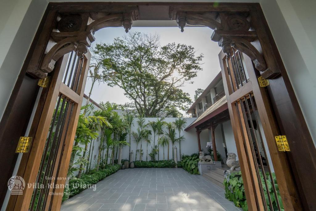 Zahrada ubytování Villa Klang Wiang