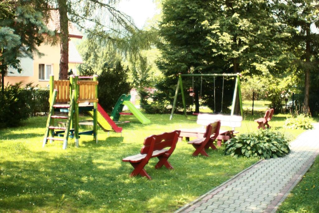Zahrada ubytování Willa "Zimowit" w Wiśle