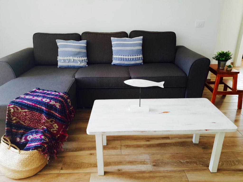 Posezení v ubytování Beach Apartment Poris - Seabreeze Poris