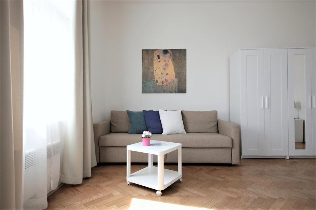 Posezení v ubytování Angel City Aparthotel