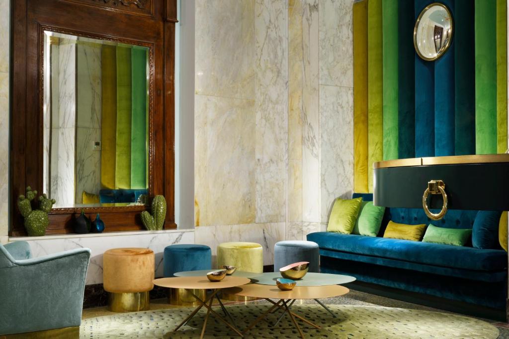 Posezení v ubytování Hotel Continental Genova