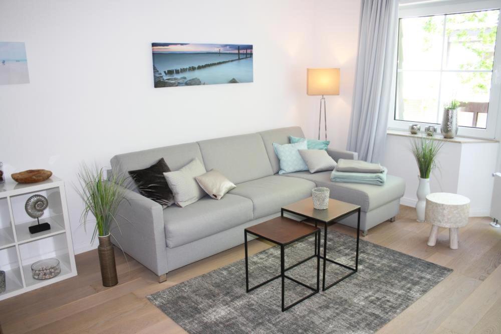 Posezení v ubytování Ferienwohnung 30 Grad