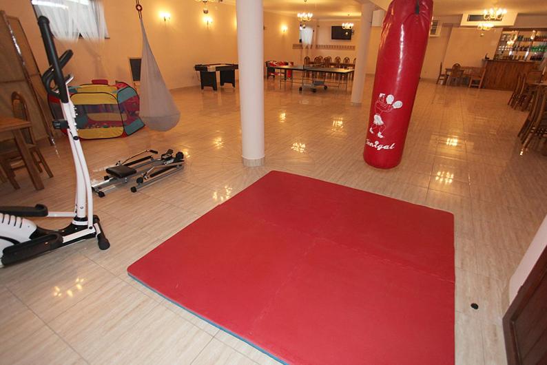 Fitness centrum a/nebo fitness zařízení v ubytování Pensjonat Na Wzgórzu