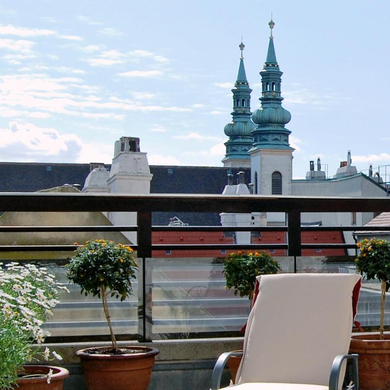 Balkón nebo terasa v ubytování Hotel Kärntnerhof