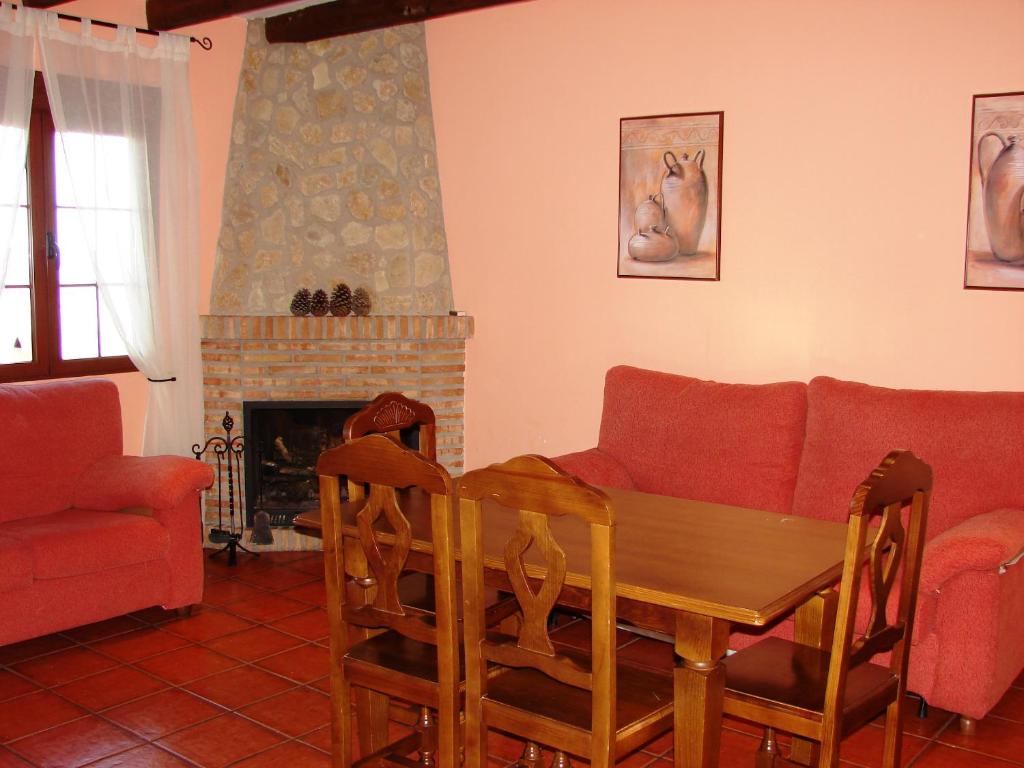 Zona de estar de Apartamentos Sierra de Segura