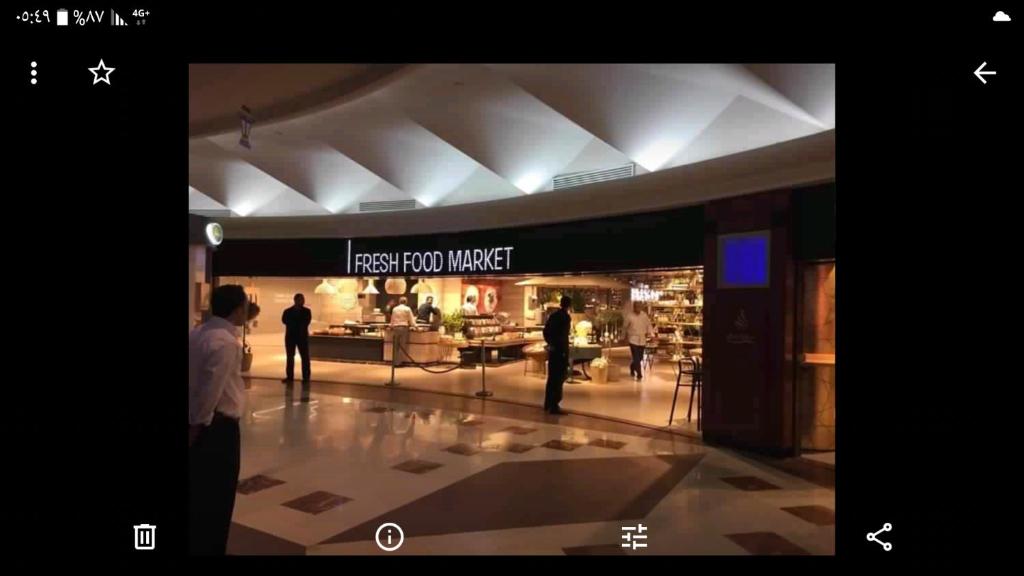 Restaurace v ubytování أجنحة ابراج سان استفانو