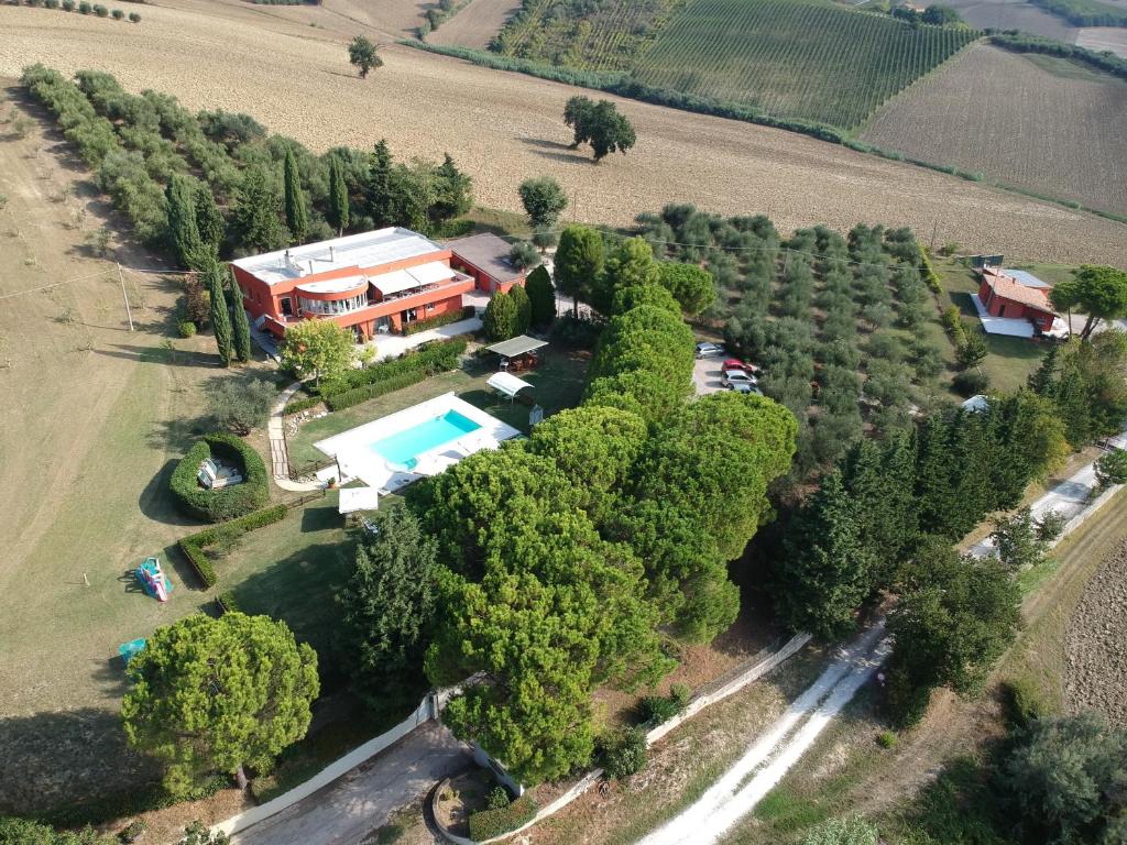 
Vista aerea di Agriturismo Shanti House
