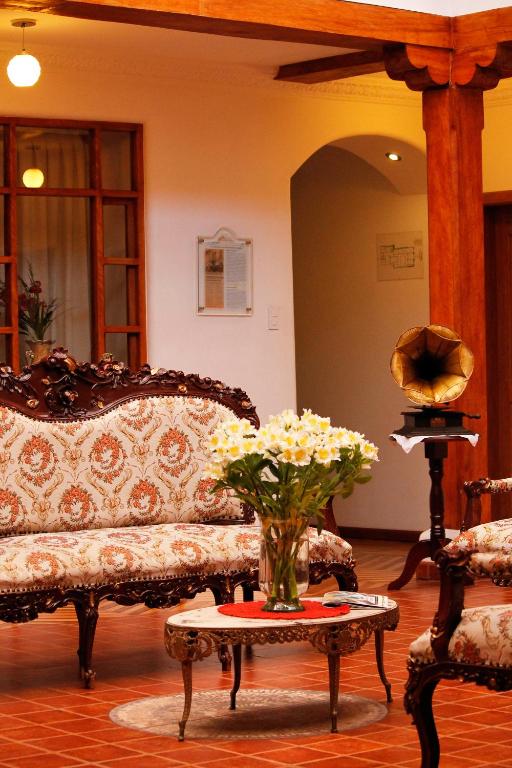 Posezení v ubytování Casa Hotel Las Plazas