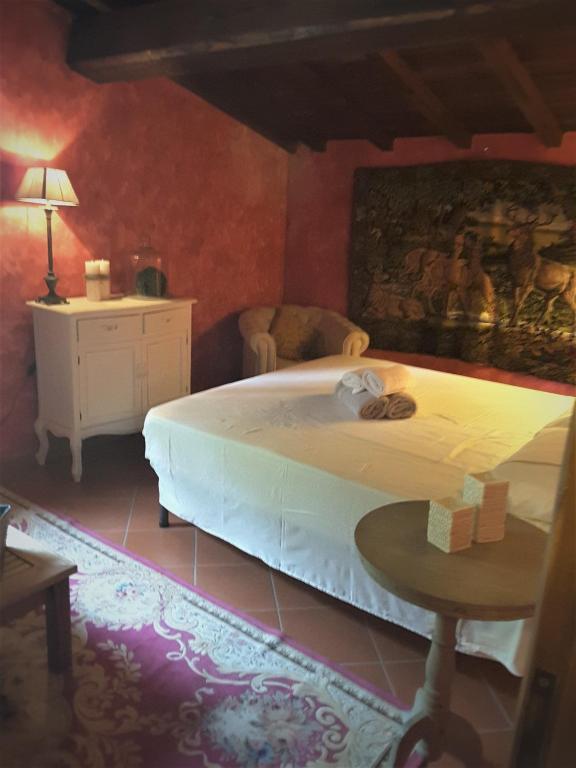 Postel nebo postele na pokoji v ubytování Casa Conny