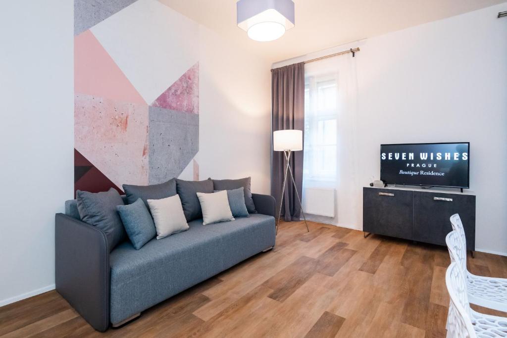 Posezení v ubytování Seven Wishes Boutique Residence by Dwellfort