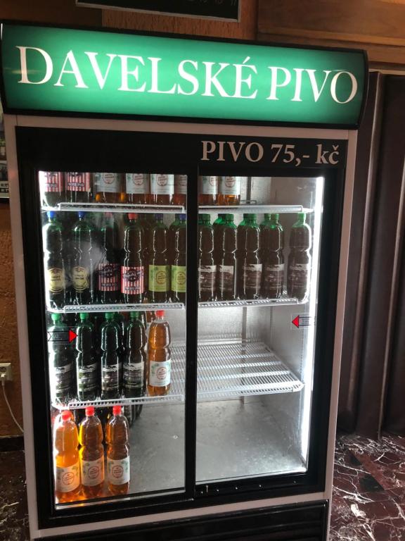 Nápoje v ubytování Hotel V Pivovaře Davle