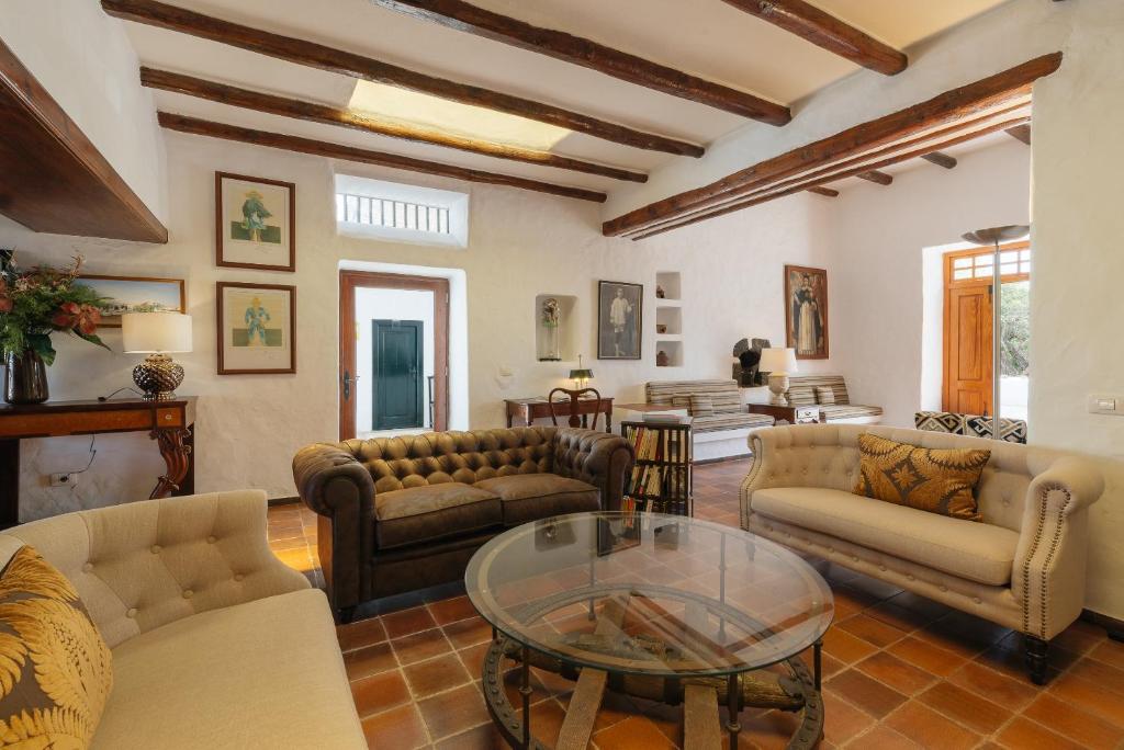Posezení v ubytování Caserio de Mozaga - Hotel Rural