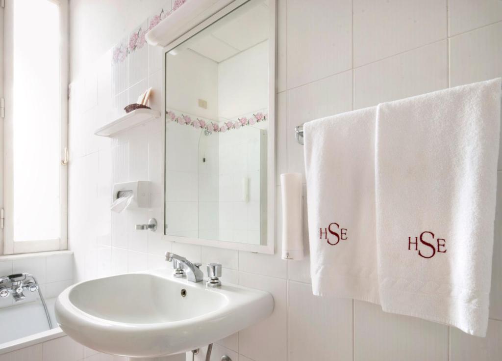 Koupelna v ubytování Hotel Settentrionale Esplanade
