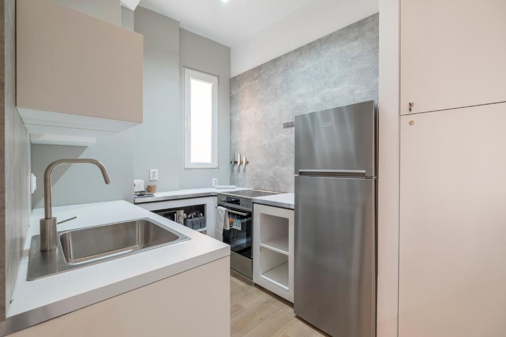Kuchyň nebo kuchyňský kout v ubytování blueWaveplace - Stylish 2 BR Home in Center of Sofia
