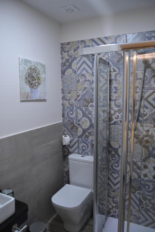 Koupelna v ubytování Hotel Español