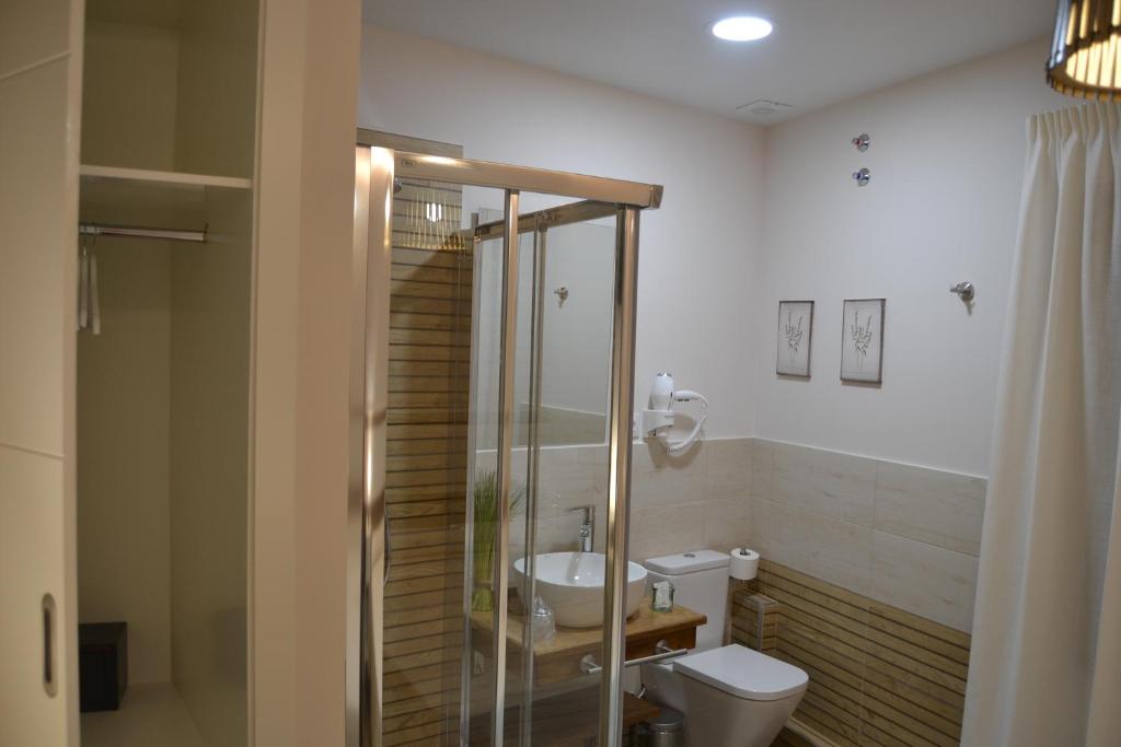 Koupelna v ubytování Hotel Español