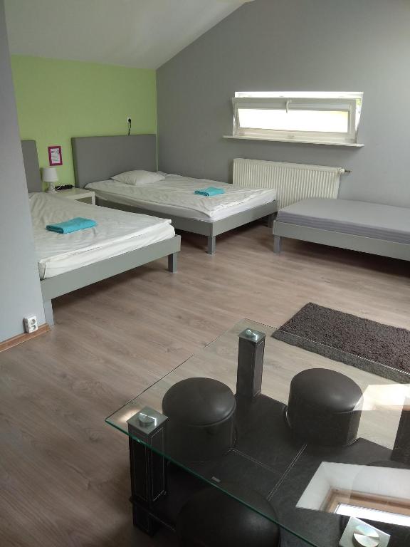 Postel nebo postele na pokoji v ubytování Olive Hostel