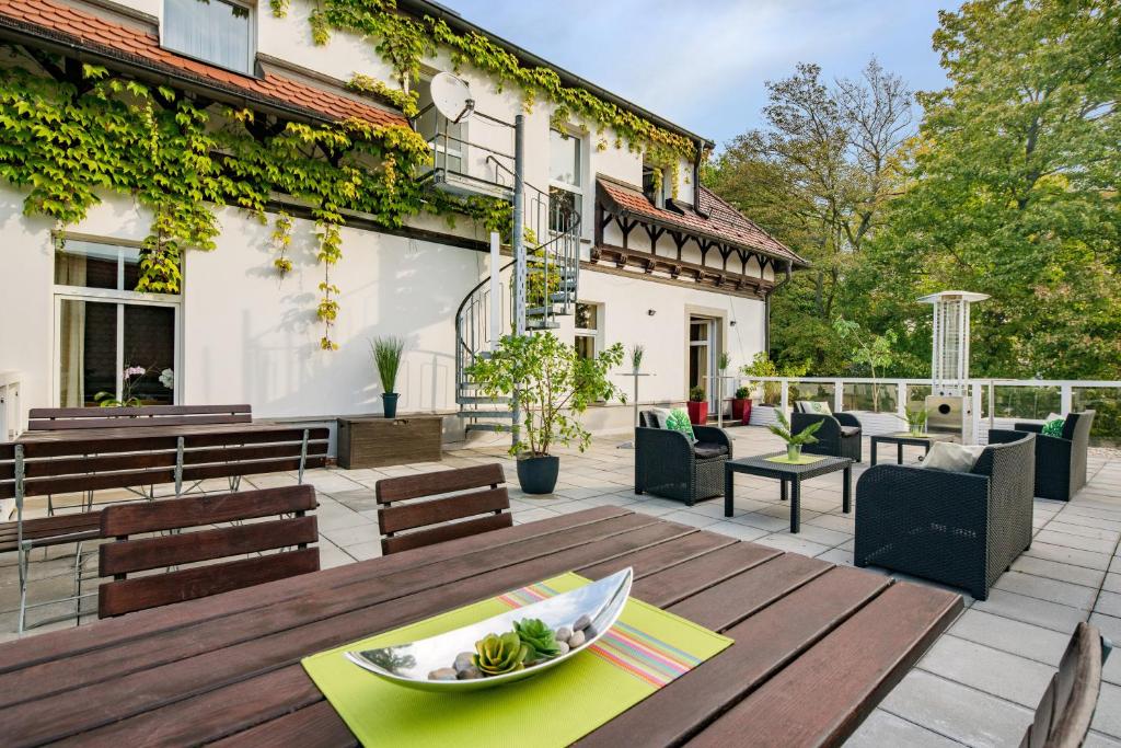 Balkón nebo terasa v ubytování Parkhotel Diani