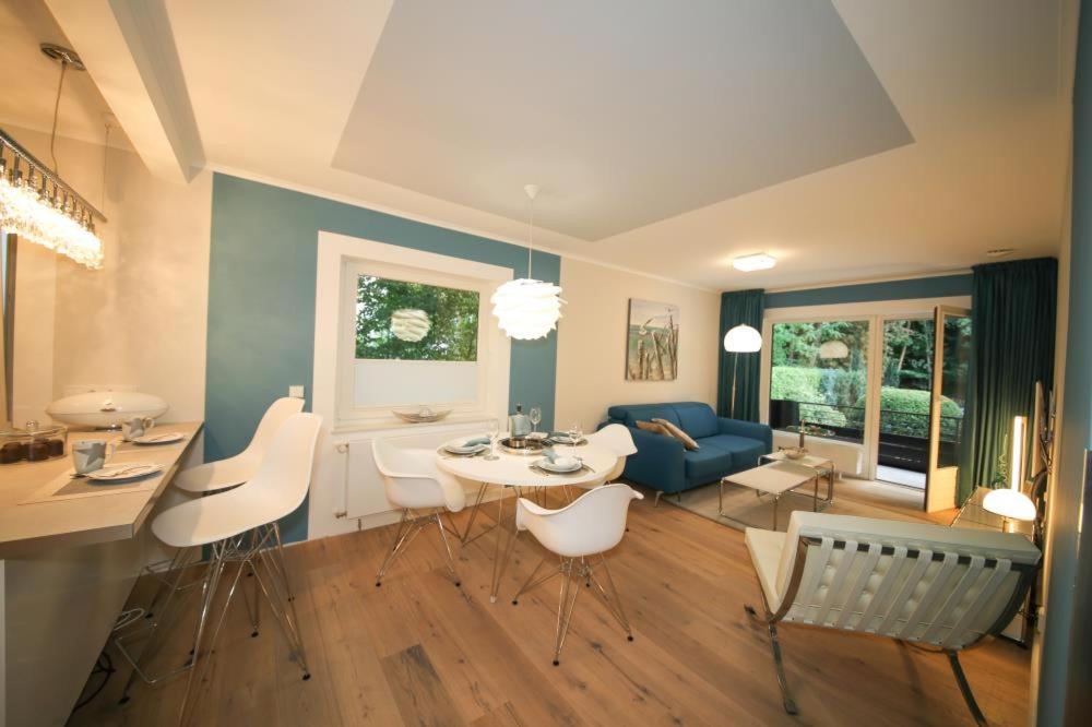 Posezení v ubytování Ferienwohnung Nordwind
