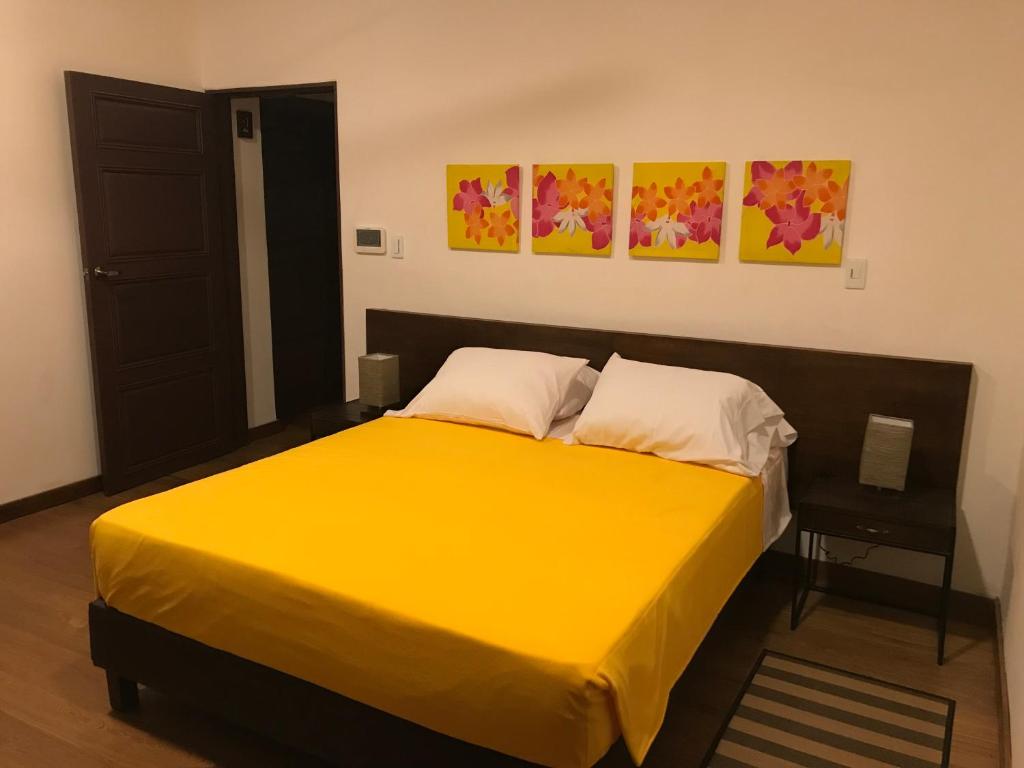 Postel nebo postele na pokoji v ubytování Casa de Balcones