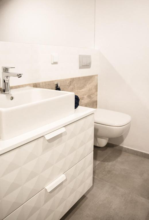 Kúpeľňa v ubytovaní Apartamenty City Tower od WroclawApartament-pl