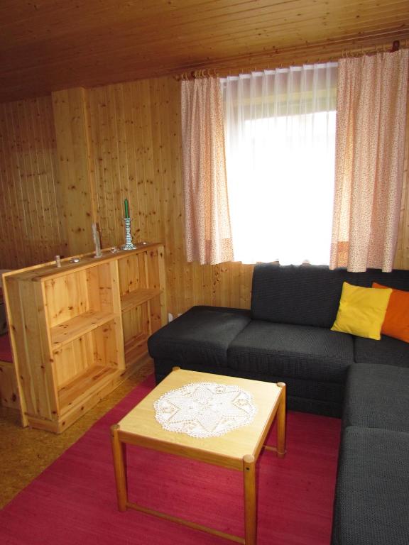 Posezení v ubytování Ferienhaus Bergfee