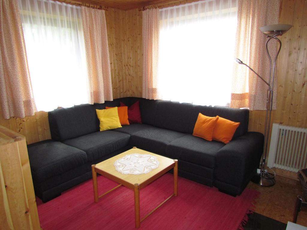 Posezení v ubytování Ferienhaus Bergfee
