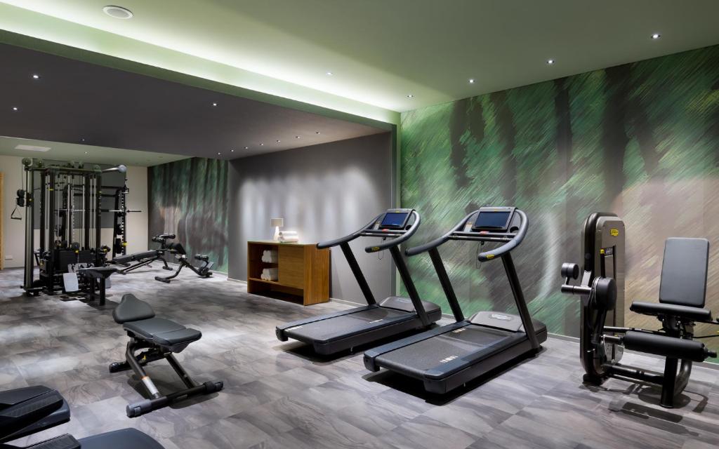 Fitness centrum a/nebo fitness zařízení v ubytování Radisson Blu Hotel Lietuva