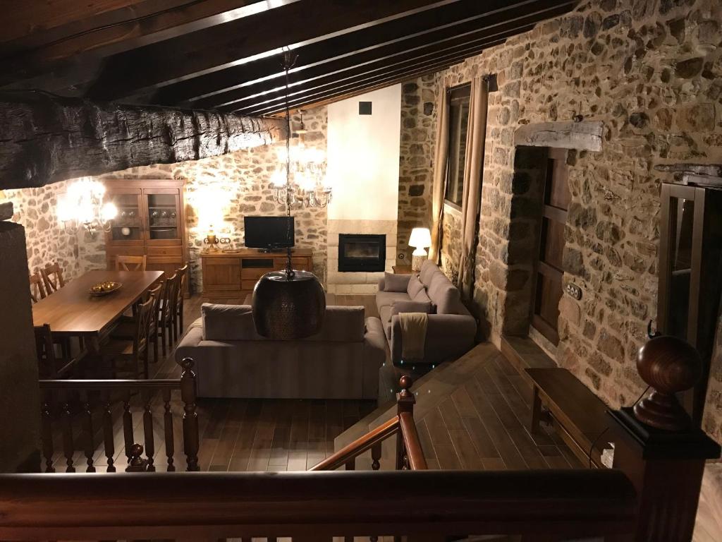 Posezení v ubytování El Leñero del Tío Ramón