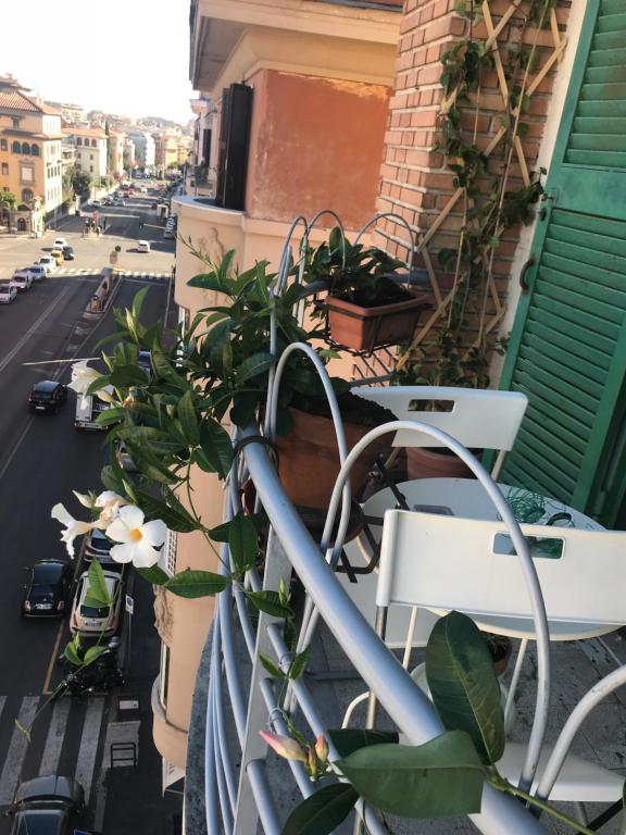 Balkon lub taras w obiekcie Morgagni House