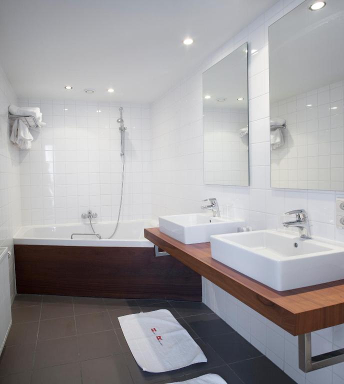 Koupelna v ubytování Hotel Rastelli Tervuren