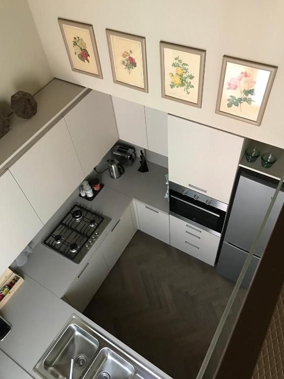Kuchyň nebo kuchyňský kout v ubytování Luigi in Palazzo Bianchi