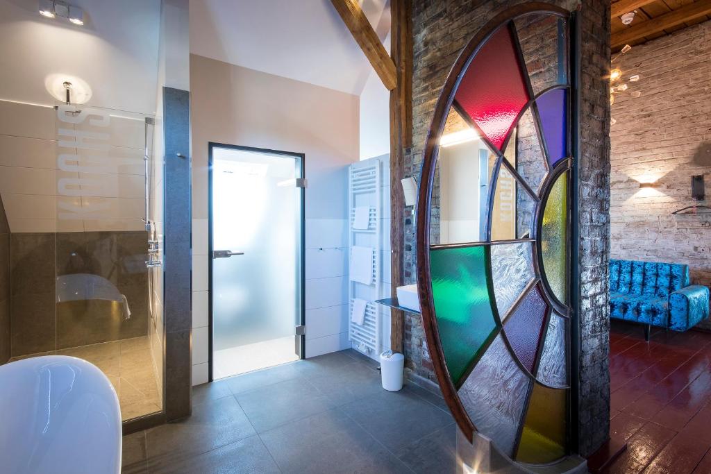 Koupelna v ubytování Kochs Stadthotel