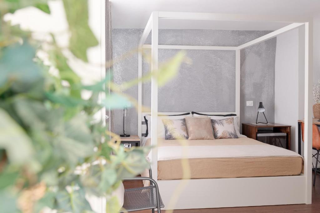 Postel nebo postele na pokoji v ubytování Incanto b&b