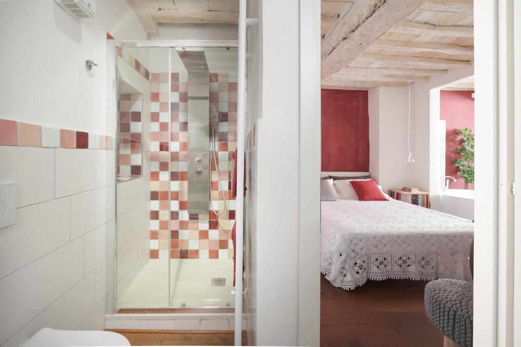 Koupelna v ubytování Incanto b&b