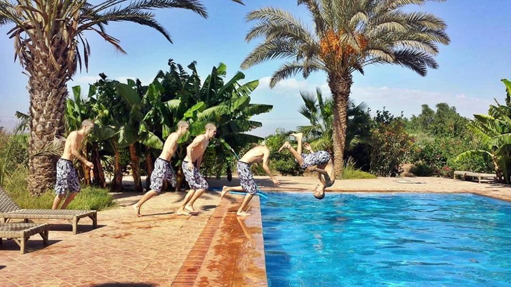 Bazén v ubytování Riad-villa Agadir-Taroudant nebo v jeho okolí