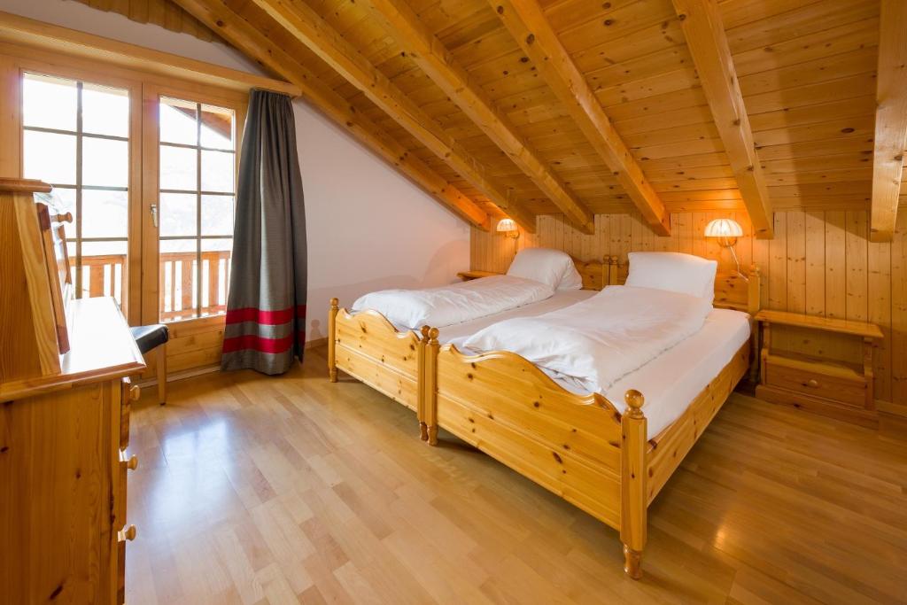 Postel nebo postele na pokoji v ubytování Spieliweida