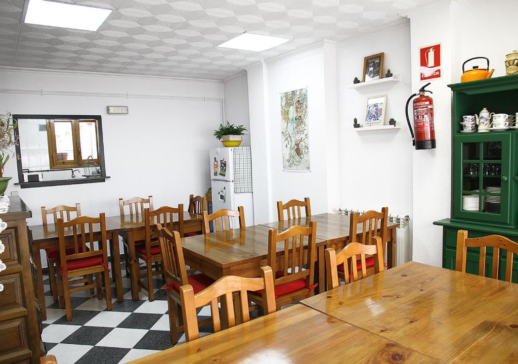 Restaurace v ubytování Hostal Fonda Prat